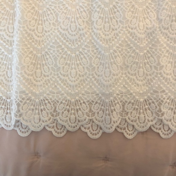 J. Crew Factory White Lace Skirt Size 12 - Picture 2 of 3